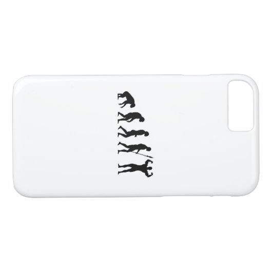 flex bodybuilding evolutie Case-Mate iPhone case (Achterkant (Horizontaal))