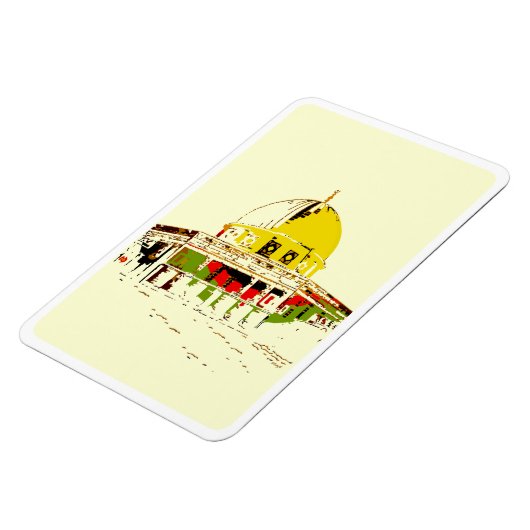 Flex de Glorie: Koepel van de Rots Flexibel Magneet (Linkerzijde)