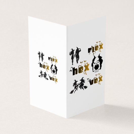 Flex. Hex. Vex. Lichaamspositieve en diverse hekse Kaart (Buitenkant)