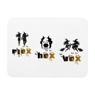 Flex. Hex. Vex. Lichaamspositieve en diverse Hekse Magneet