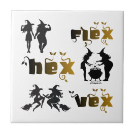 Flex. Hex. Vex. Lichaamspositieve en diverse Hekse Tegeltje
