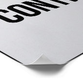 Flex is tijdelijk, controle is permanent citaat poster (Hoek)