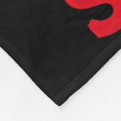 Flex Like Santa Claus Bodybuilder Kerstmisgym Wo Fleece Deken (Hoek)