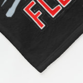 Flex Like Santa Claus Bodybuilder Kerstmisgym Wo Fleece Deken (Hoek)