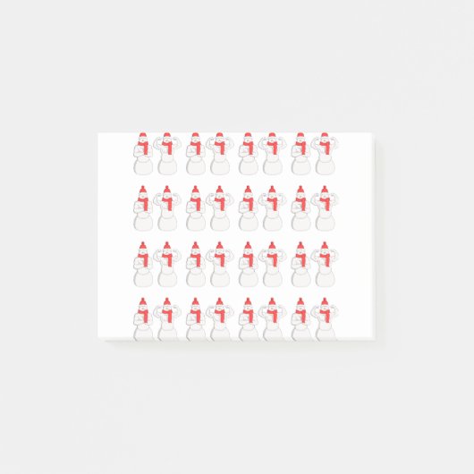 Flex-spier Snowman Post-it® Notes (Voorkant)