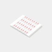 Flex-spier Snowman Post-it® Notes (Schuin)