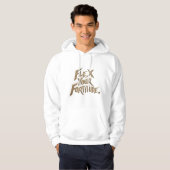 Flex Uw Fortitude Mannen-T-shirts Hoodie (Voorkant volledig)