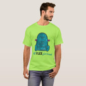 Flex volwassen T-shirt (Voorkant volledig)