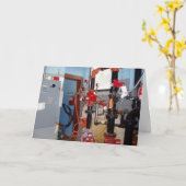 "Flex Your Pipes" Verjaardagskaart Kaart (Gele Bloem)