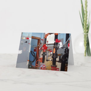 "Flex Your Pipes" Verjaardagskaart Kaart