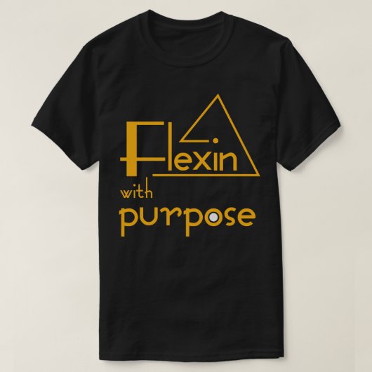 Flexen met een doel t-shirt (Design voorkant)