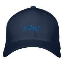 Flexfit Wol Navy Kleur King Text