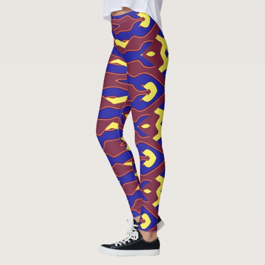 Flexi fit multicolor "Ratti_Creative_Arts" Legging (Links)