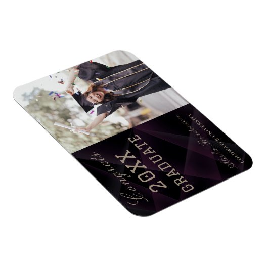 Flexibal Modern Gefeliciteerd Afstuderen Magnet Magneet (Rechterzijde)