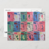 Flexibel eiwit en ligand - Optie 2 Briefkaart (Voorkant / Achterkant)