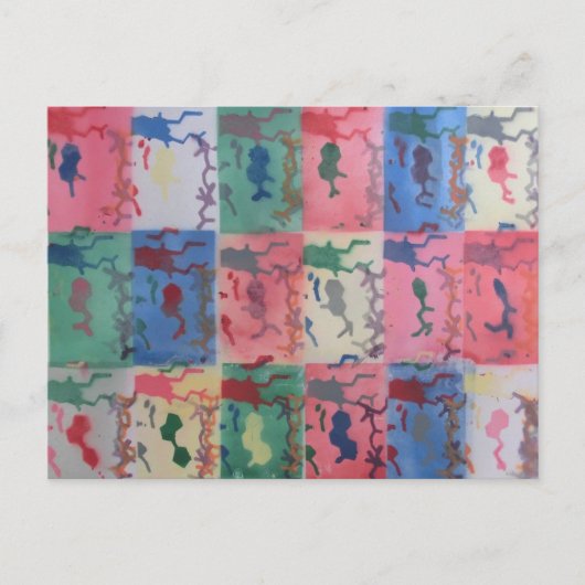 Flexibel eiwit en ligand - Optie 2 Briefkaart (Voorkant)