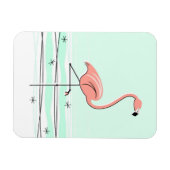 Flexibel Flamingo Aqua magnet Magneet (Horizontaal)