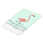 Flexibel Flamingo Aqua magnet Magneet (Linkerzijde)