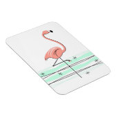 Flexibel Flamingo Ocean magnet Magneet (Rechterzijde)