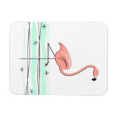 Flexibel Flamingo Ocean magnet Magneet (Horizontaal)