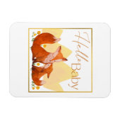 Flexibel fotomagneet voor babydouches magneet (Horizontaal)