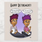 Flexibel in potlood wijn etiket (Enkel label)