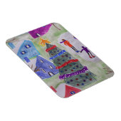 Flexibel kerstdorp magneet (Rechterzijde)