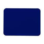 Flexibel magneet met blauw marineachtergrond (Horizontaal)
