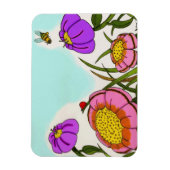 Flexibel magneet met bloem (Verticaal)