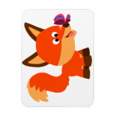 Flexibel magneet met Cartoon en vlinder (Verticaal)