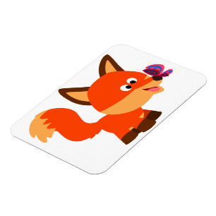Flexibel magneet met Cartoon en vlinder