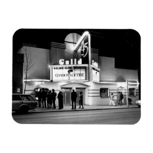 Flexibel magneet met klassieke filmbioscoop