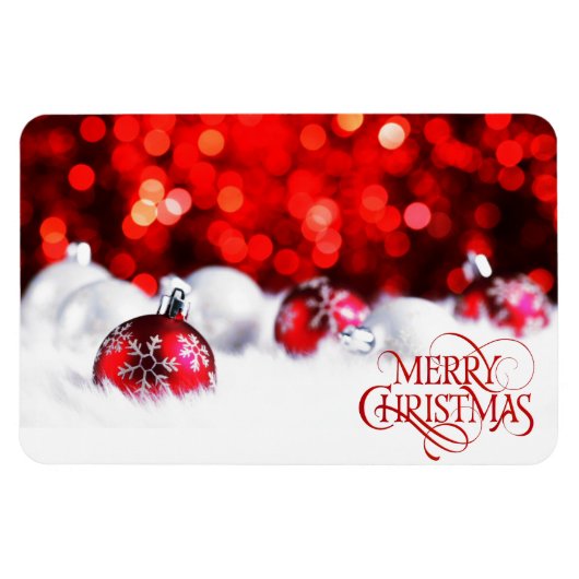 Flexibel magneet met "pretkerst" (Horizontaal)