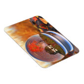 Flexibel magneet met Wereldbol uit leder (Rechterzijde)