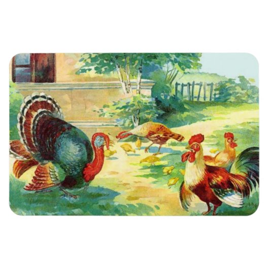 Flexibel magneet op de dag van de Thanksgiving (Horizontaal)