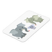 Flexibel magneet uit de Elephant-Cartoon (Linkerzijde)