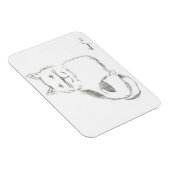 Flexibel magneet voor kat (Rechterzijde)