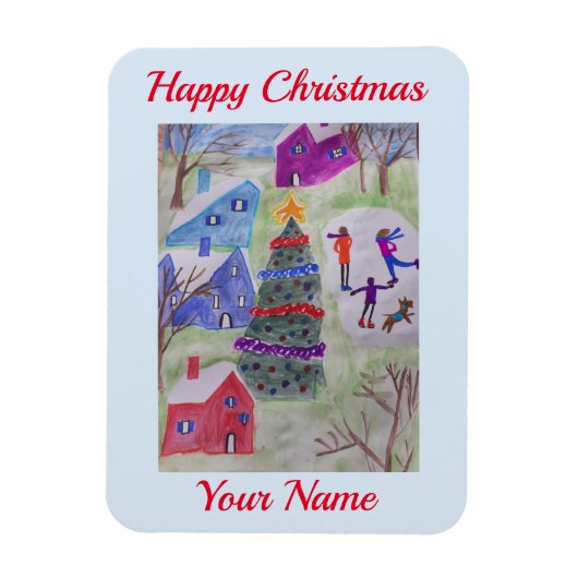 Flexibel magneet voor kerstdorp (Verticaal)