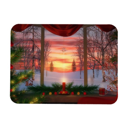 Flexibel magneet voor Kerstmis in de hemel (Horizontaal)