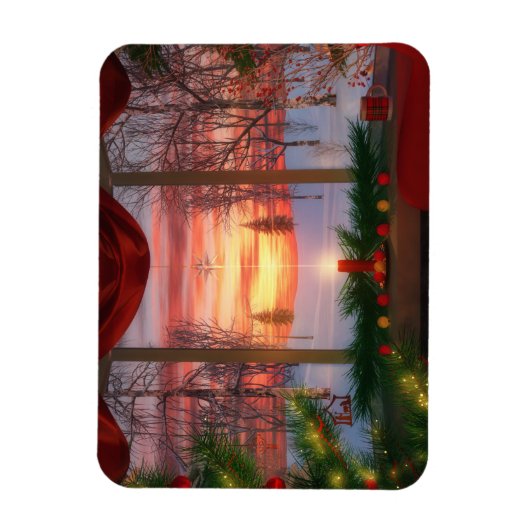 Flexibel magneet voor Kerstmis in de hemel (Verticaal)