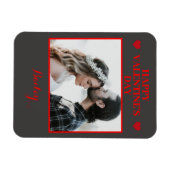 Flexibel magneet voor persoonlijke foto-Valentijns (Horizontaal)