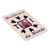 Flexibel Magnet Aanpasbare foto "Beste T Magneet (Rechterzijde)