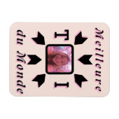 Flexibel Magnet Aanpasbare foto "Beste T Magneet (Horizontaal)