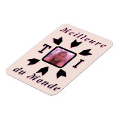 Flexibel Magnet Aanpasbare foto "Beste T Magneet (Linkerzijde)