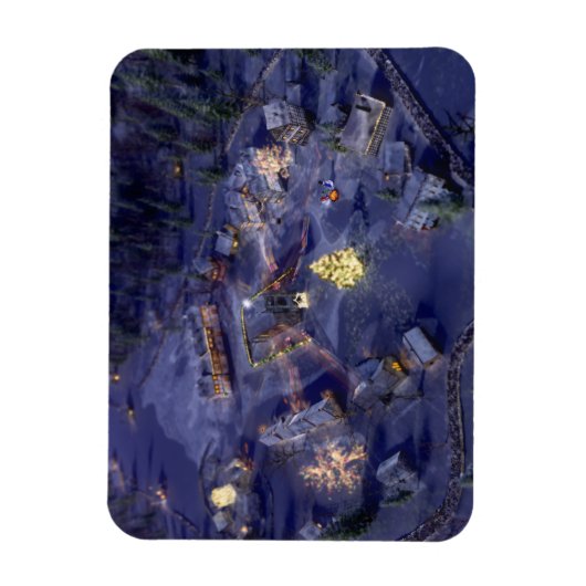 Flexibel Magnet uit het kerstgebergte Magneet (Verticaal)