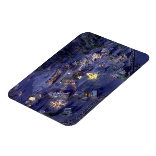 Flexibel Magnet uit het kerstgebergte Magneet (Linkerzijde)