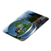 Flexibel Wereldbol voor botervliegen Magneet (Linkerzijde)