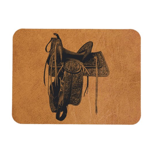 Flexibel  Western paard Magneet (Horizontaal)