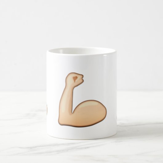 Flexibele Biceps Emoji Koffiemok (Center)