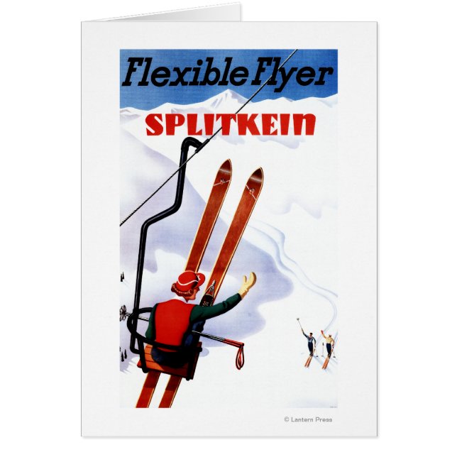 Flexibele brochure in Wooden Skis Promo (Voorkant)
